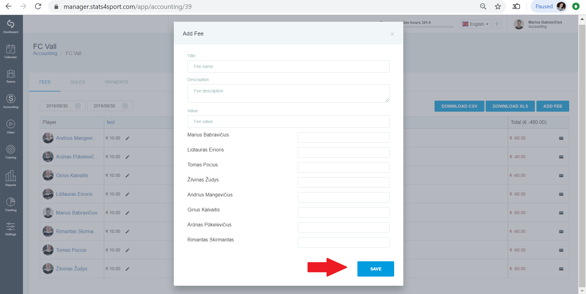 Add Fee — illustration