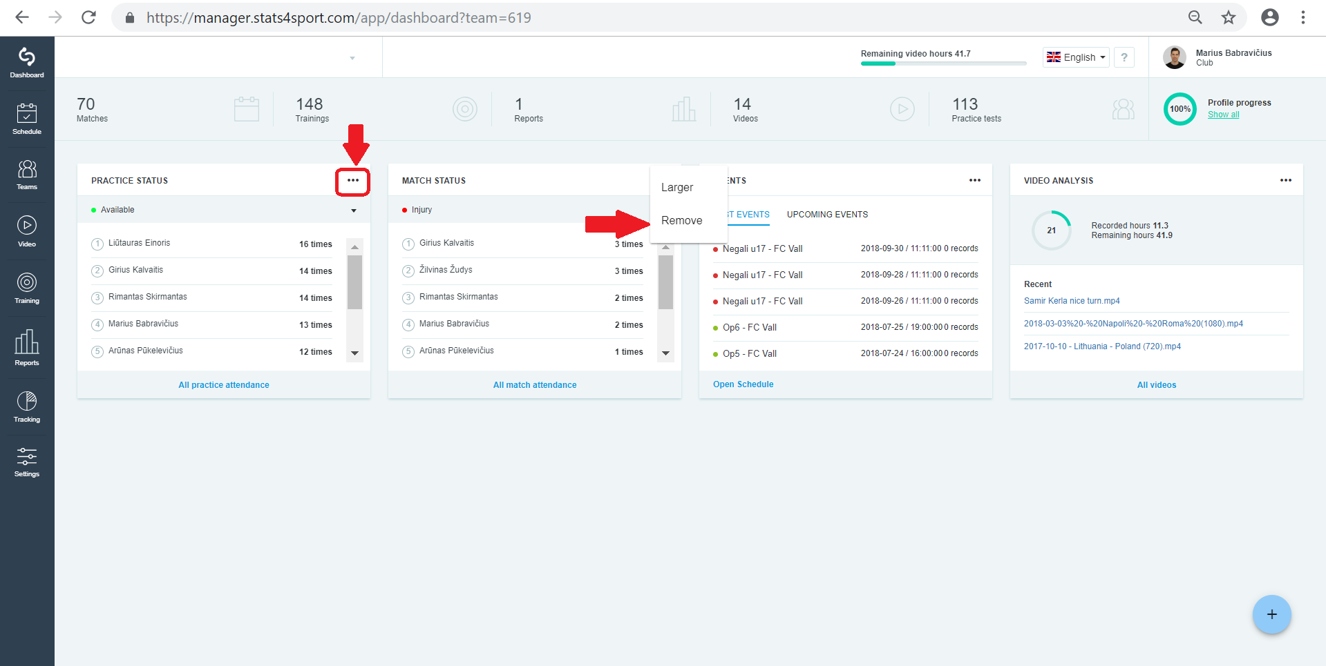 Remove widget — illustration