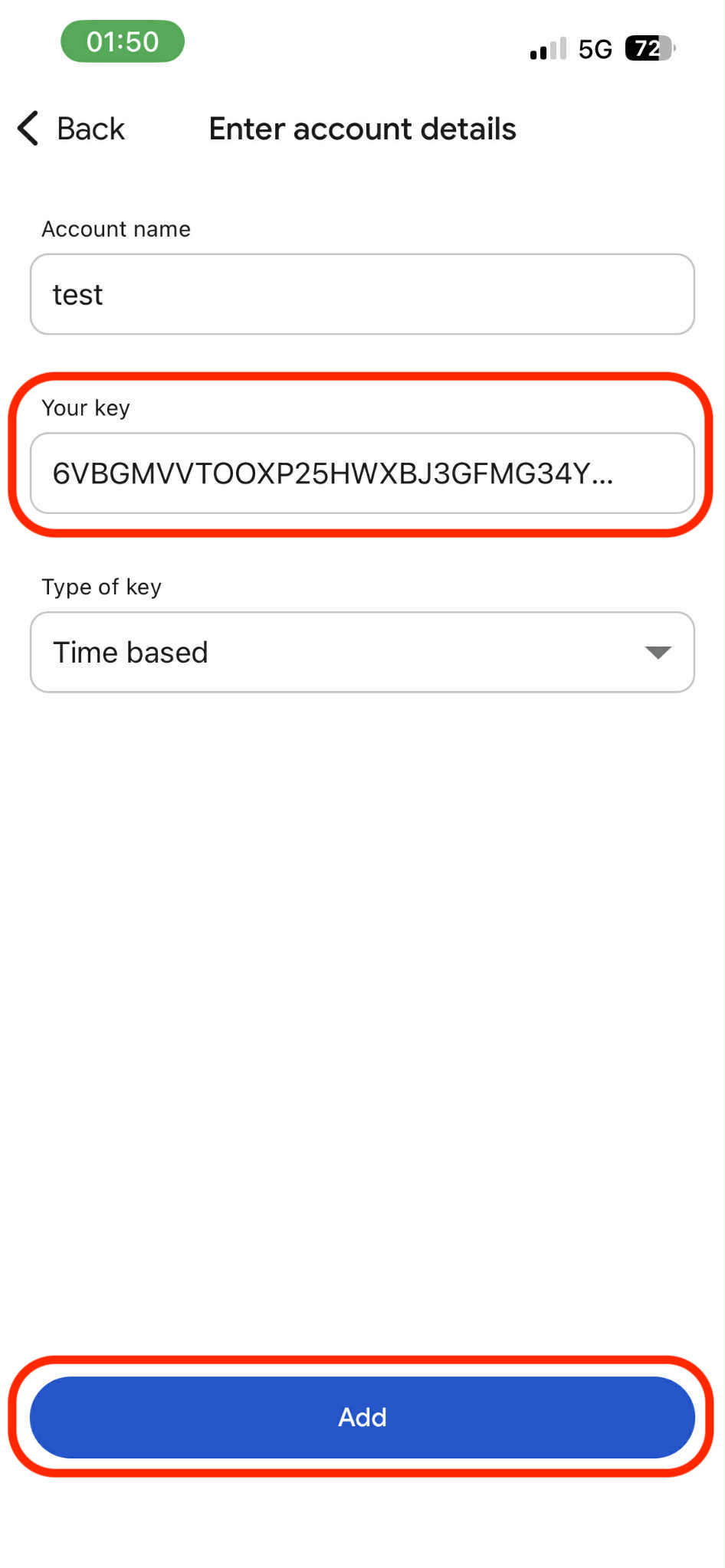 Two-Factor Authentication on ‘s4s Manager’ app — illustration