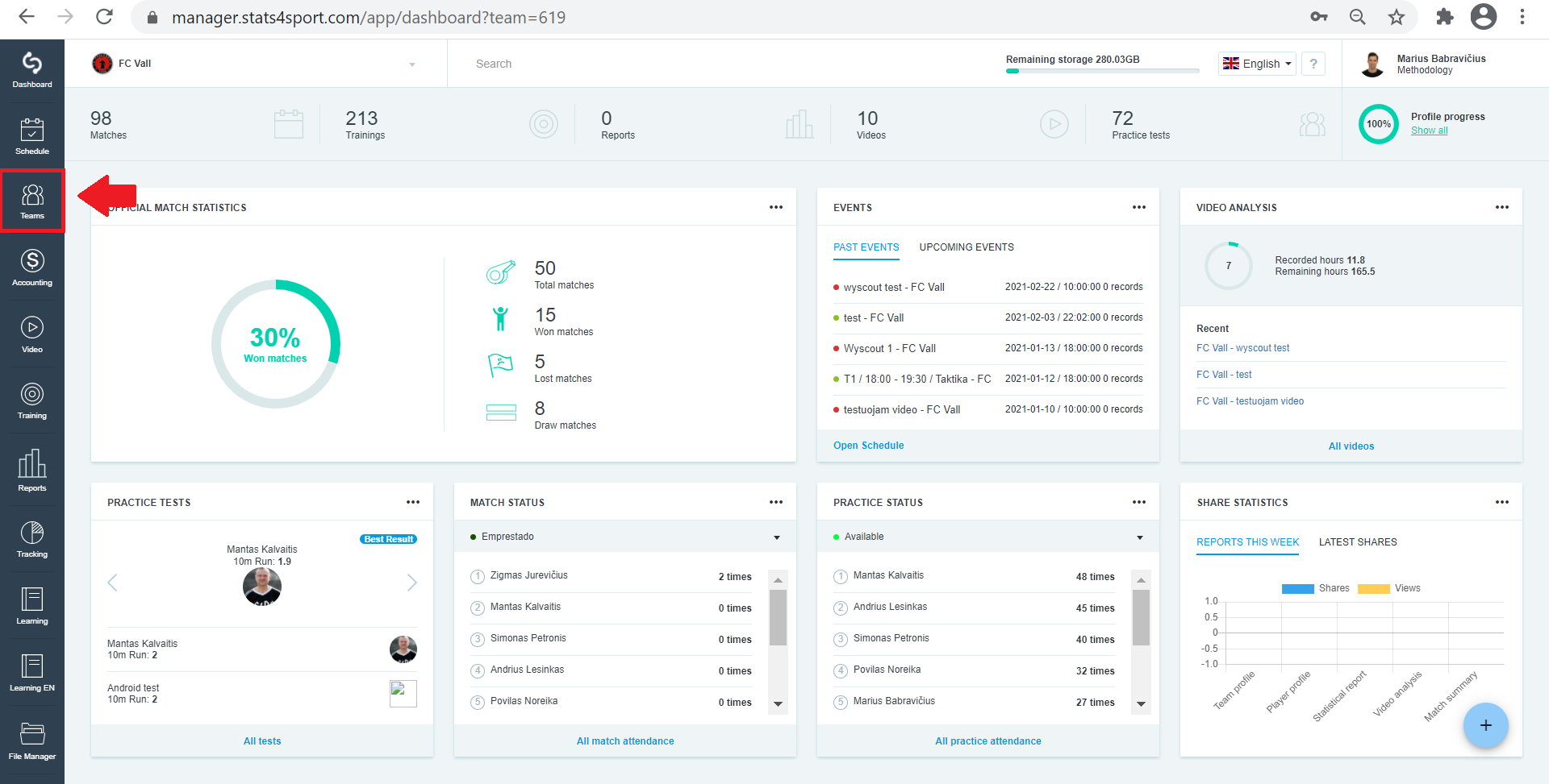 Team attendance export — illustration