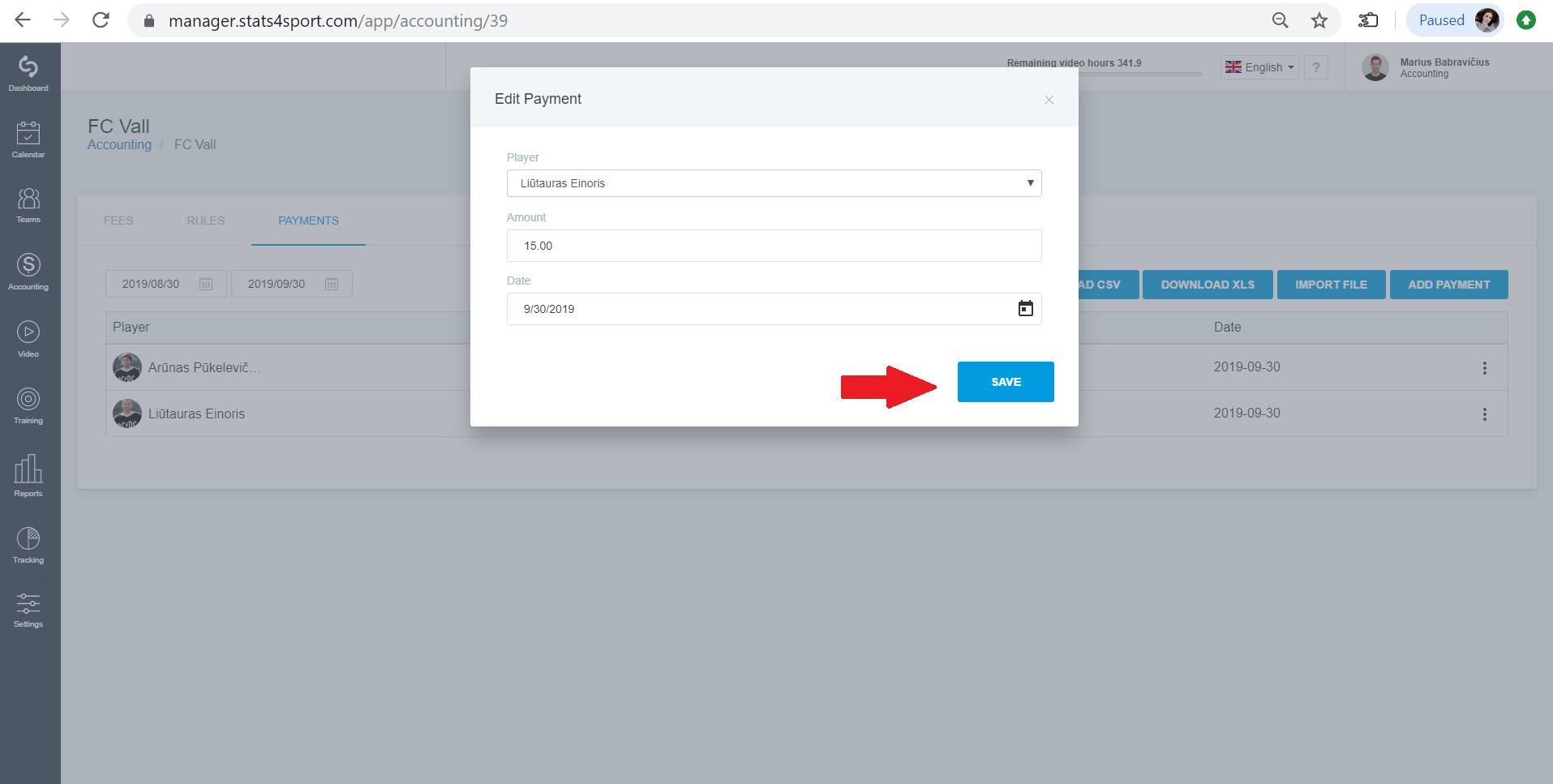 Edit payment — illustration